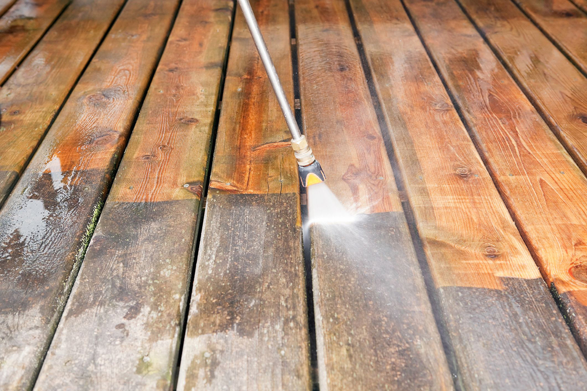 Deck Pressure Washing